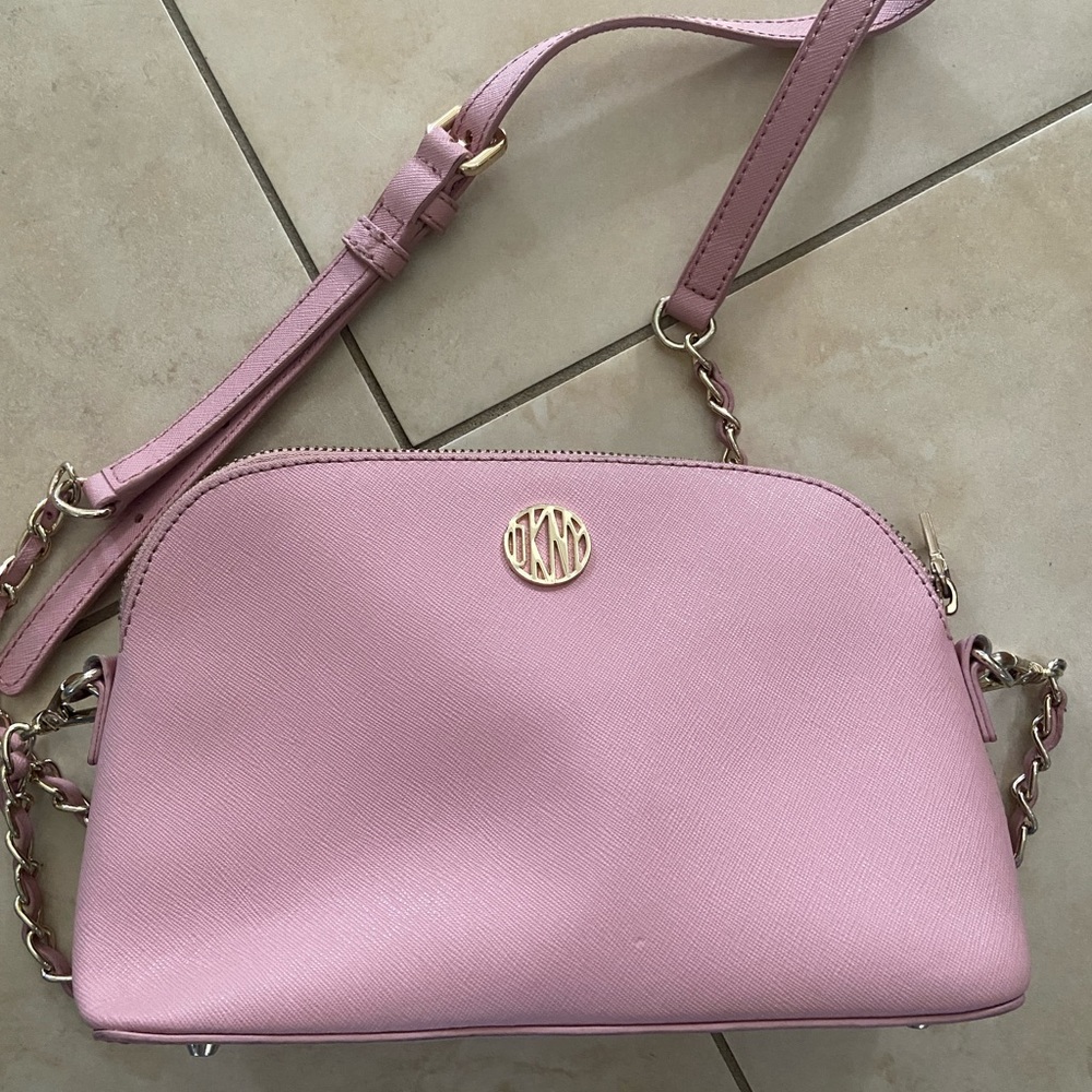 Blush pink DKNY CROSSBODY